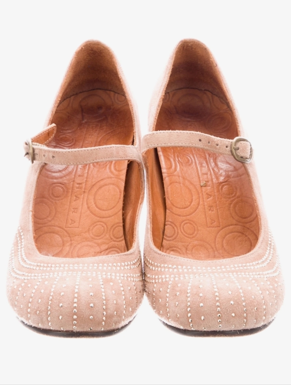 Chie Mihara Suede Heels, US6 | IT36